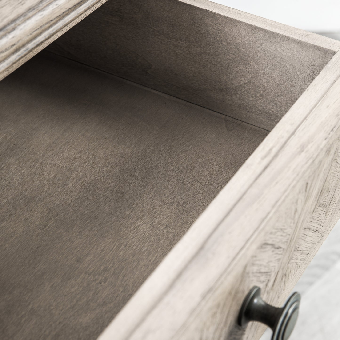 Mindi Parquet Side Table, Rectangle