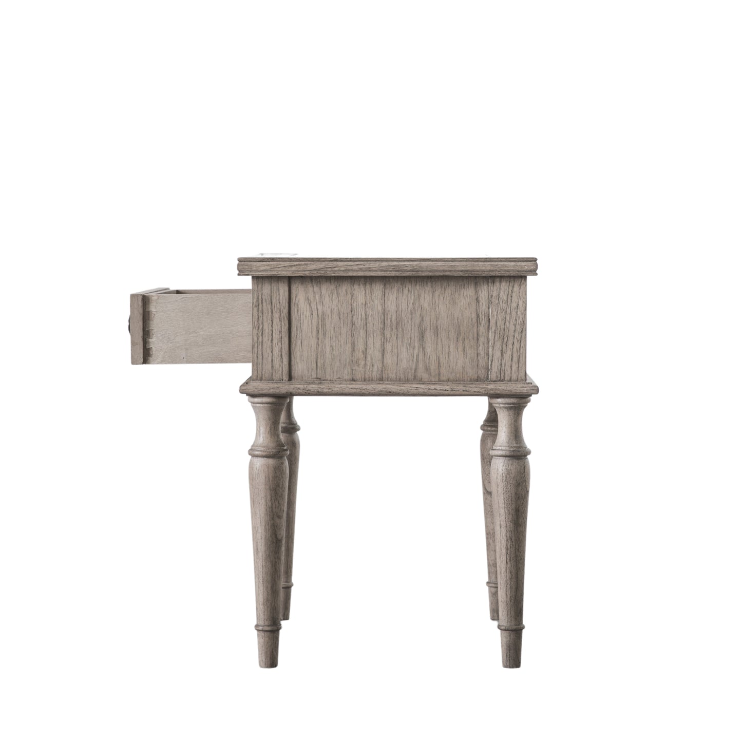 Mindi Parquet Side Table, Rectangle