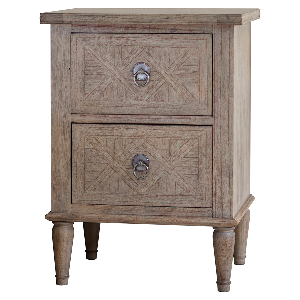 Mustique 2 Drawer Side Table