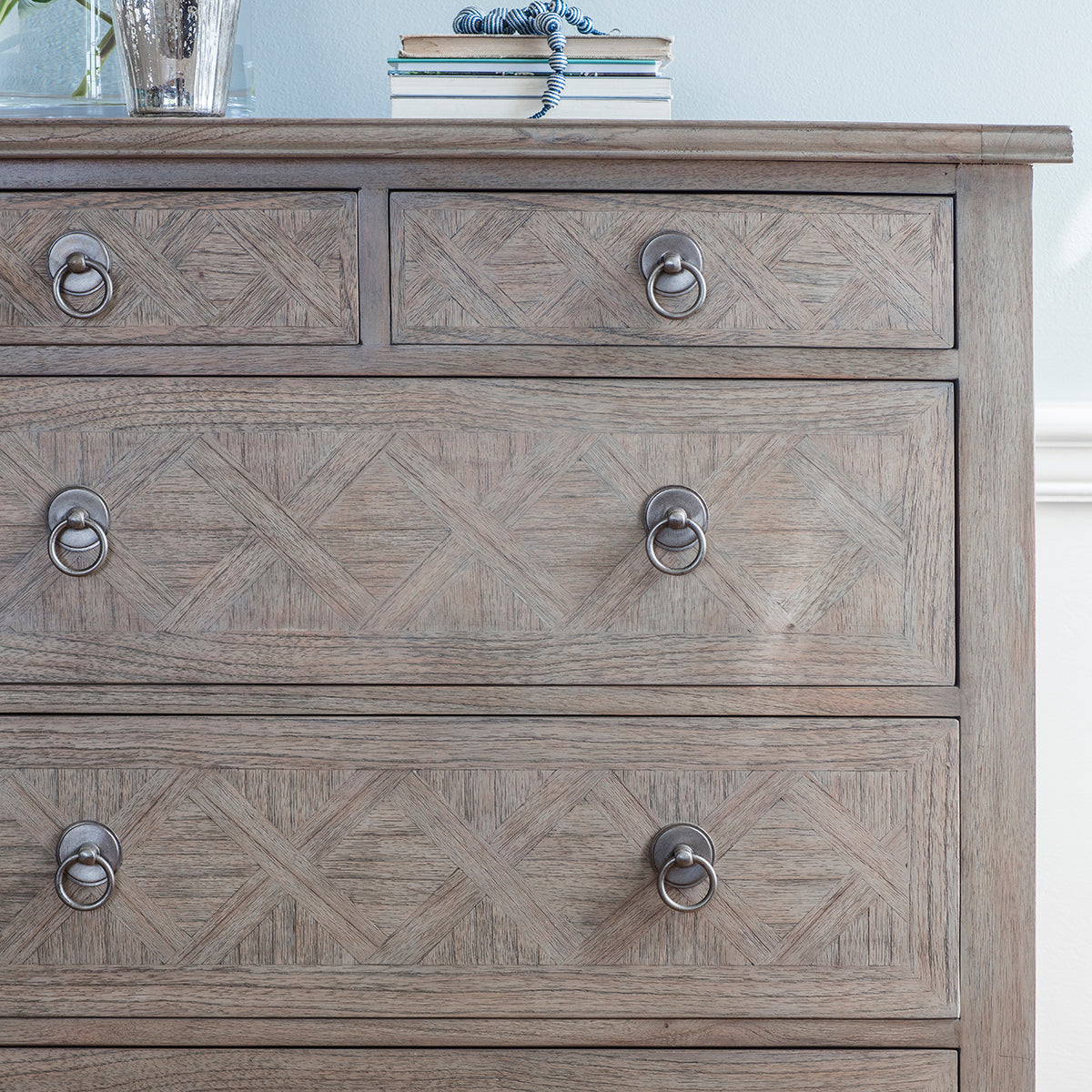 Mindi Parquet 5-drawer Chest