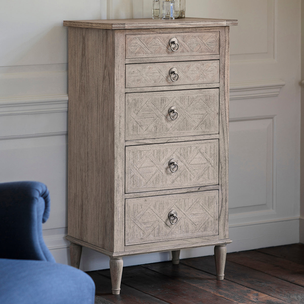 Mindi Parquet Tall Dresser