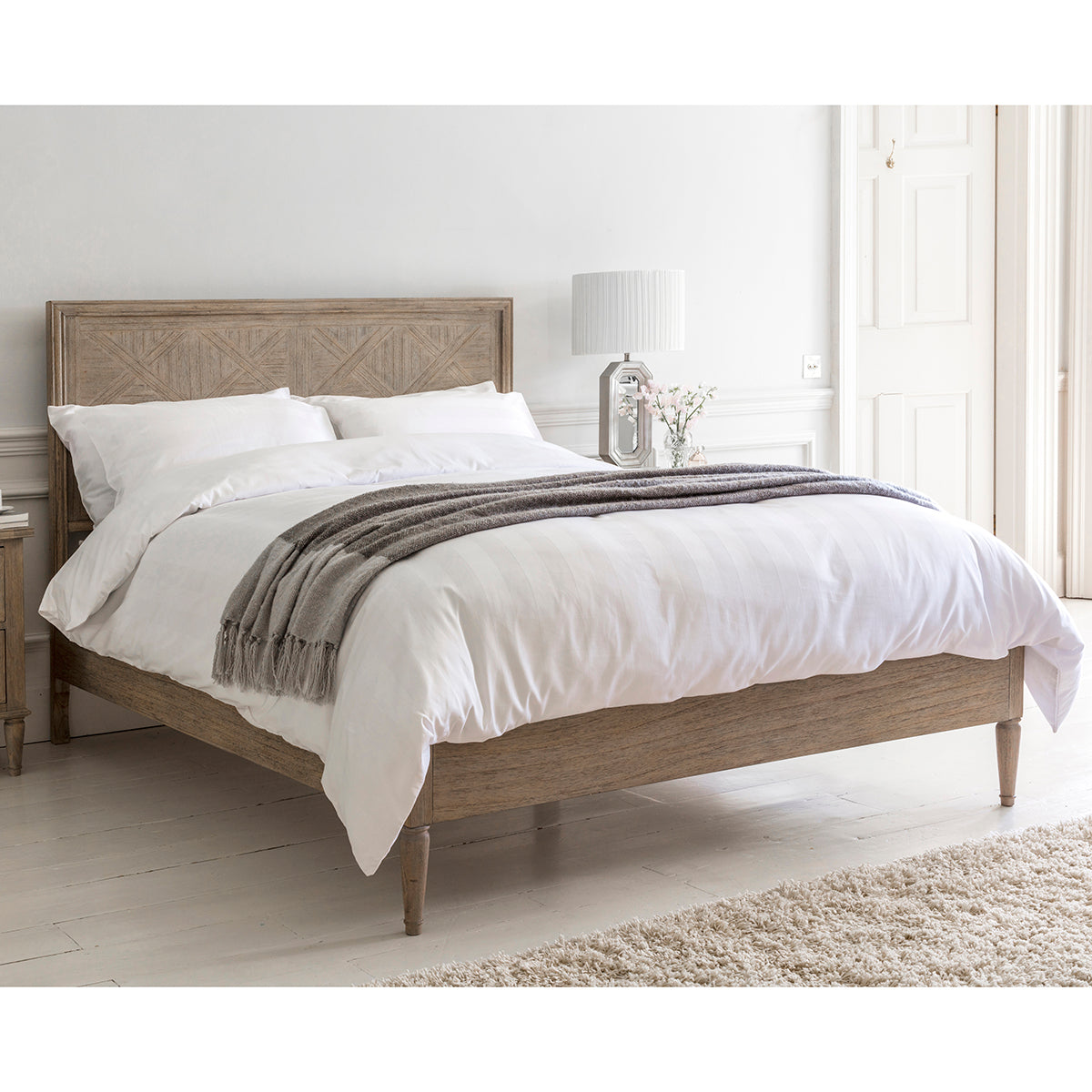 Mindi Parquet Bed (Super King)