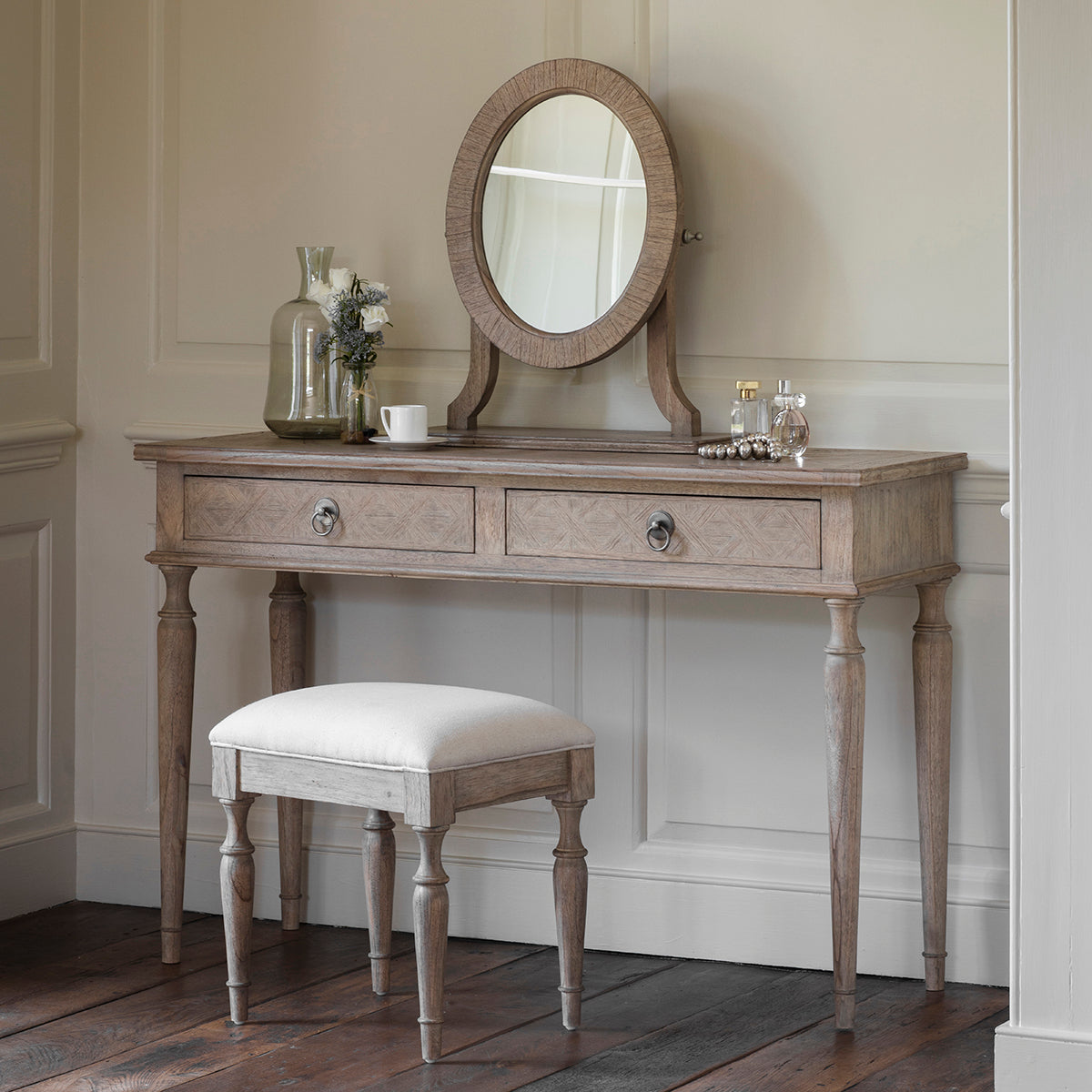 Mindi Parquet Dressing Table Mirror