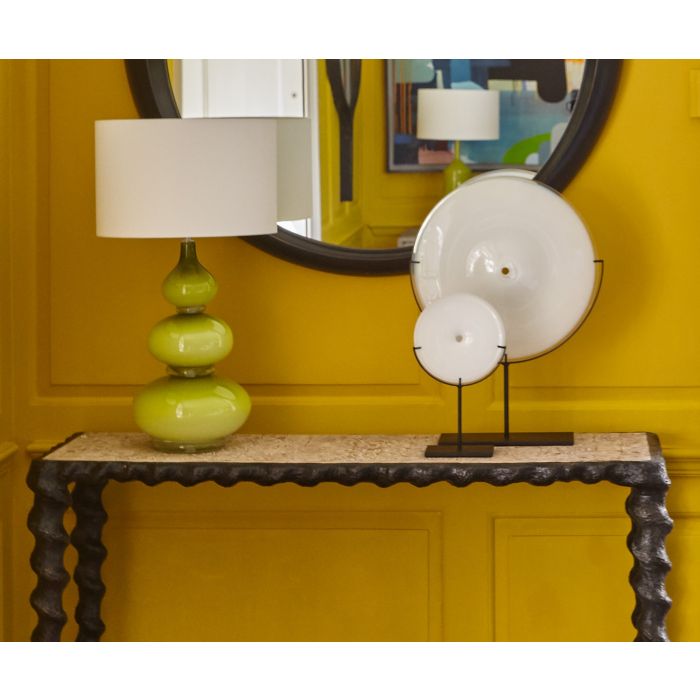 Aragora Table Lamp Slate Moss, by William Yeoward