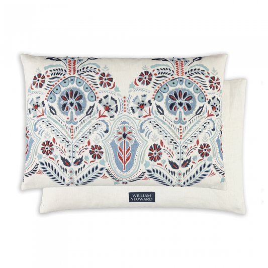 Cleave Cushion Indigo by William Yeoward