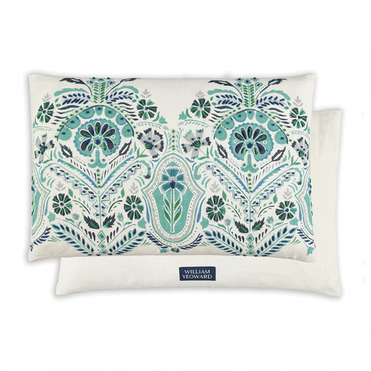 Cleave Cushion Peacock by William Yeoward
