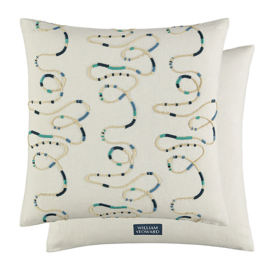 Dartley Cushion - Ocean, by William Yeoward