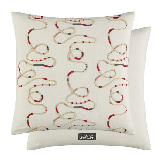 Dartley Cushion - Rouge, by William Yeoward