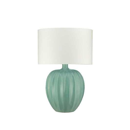Kristiana Table Lamp Duck Egg, by William Yeoward