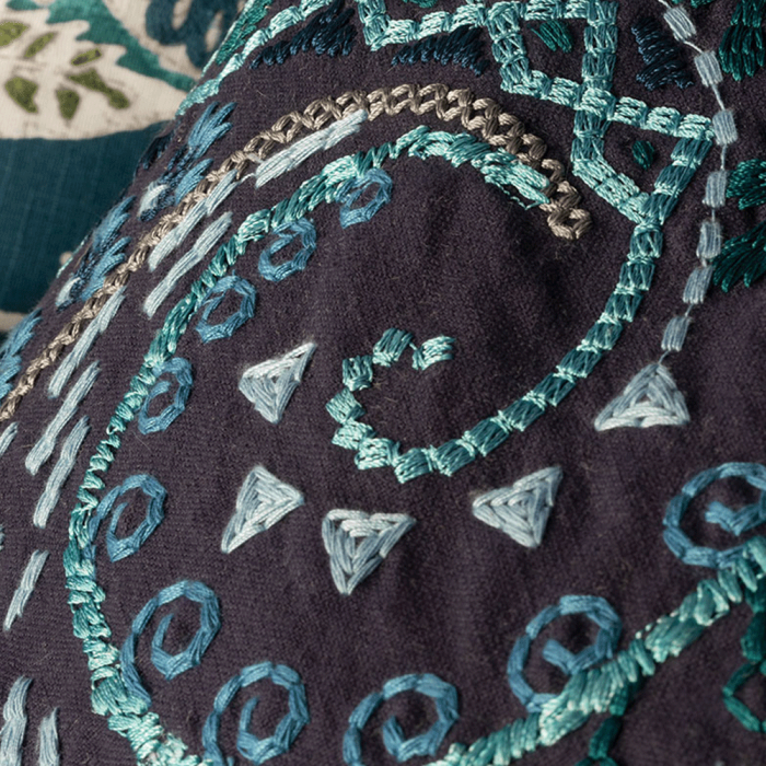 Lakhama Cushion Indigo by William Yeoward