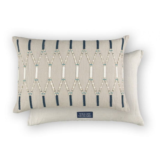 Lima Cushion Indigo by William Yeoward
