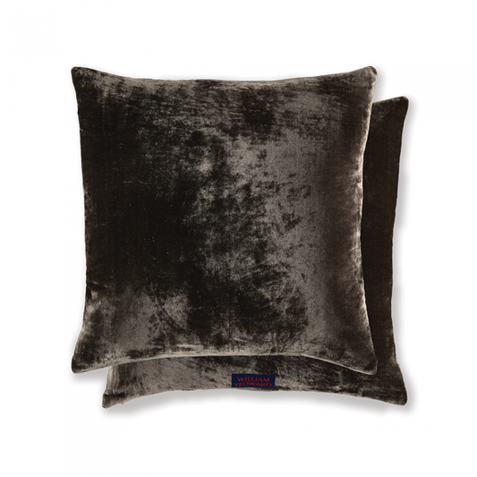 Paddy Velvet Cushion Espresso by William Yeoward