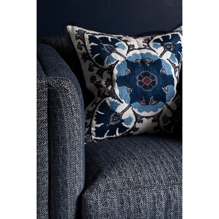 Alexi Cushion Indigo by William Yeoward