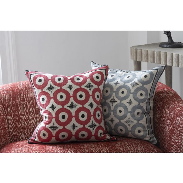 Daria Cushion Rouge by William Yeoward