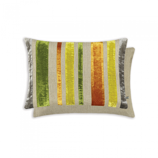 Reilly Velvet Cushion Spice by William Yeoward