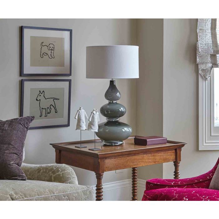 Aragora Table Lamp Slate Slate, by William Yeoward