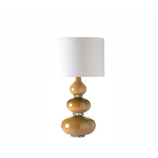 Aragora Table Lamp Slate Amber, by William Yeoward
