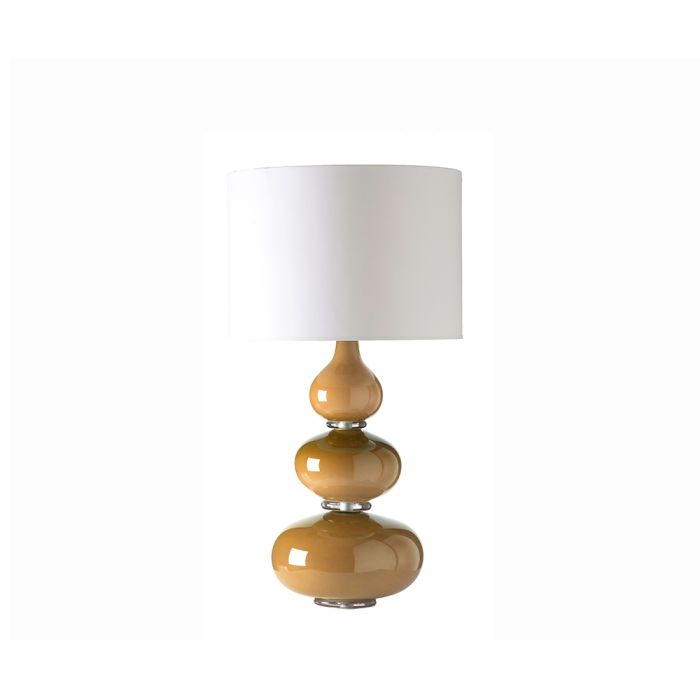 Aragora Table Lamp Slate Amber, by William Yeoward